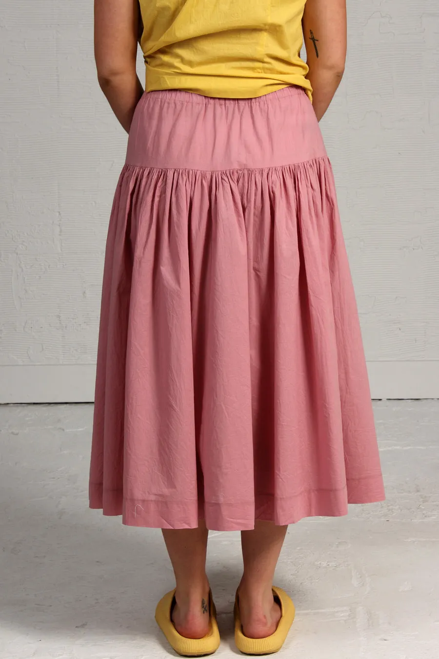 Voile Viv Skirt - rose - last one - small!