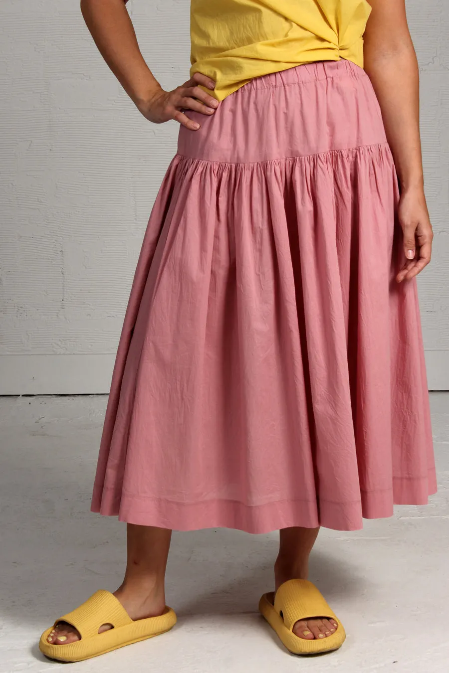 Voile Viv Skirt - rose - last one - small!