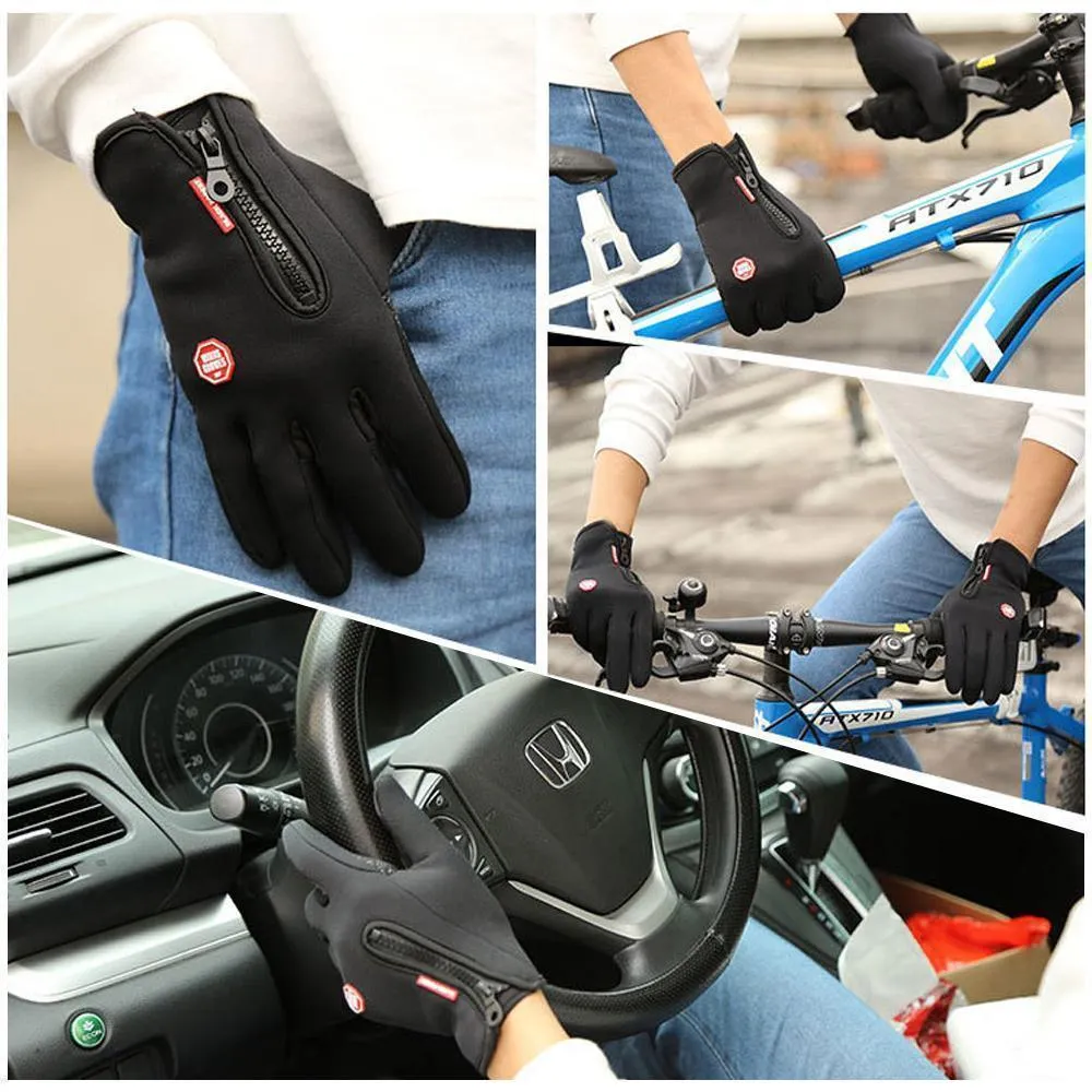 Warm Thermal Gloves Cycling Running Driving Gloves