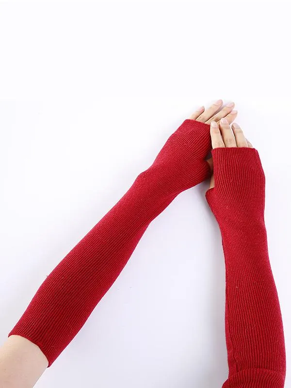 Wenkouban-Black Friday Christmas Thanksgiving Knitted 7 Colors Sleevelet Accessories