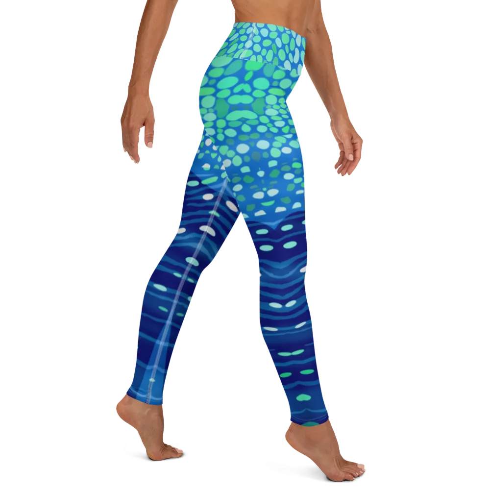 Whale Shark Leggings - Pop Style - High Waist (Warehouse)