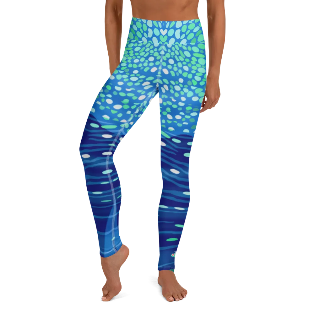 Whale Shark Leggings - Pop Style - High Waist (Warehouse)