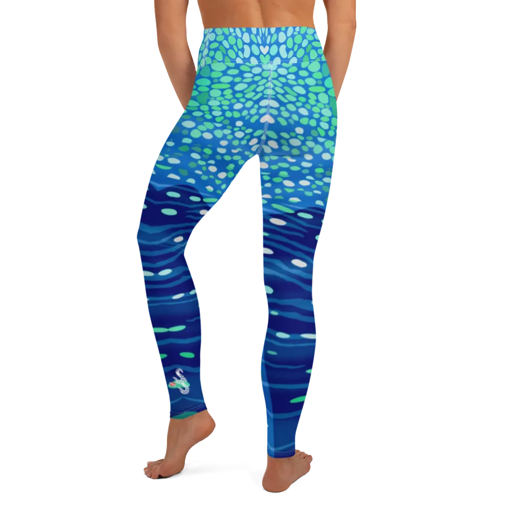 Whale Shark Leggings - Pop Style - High Waist (Warehouse)