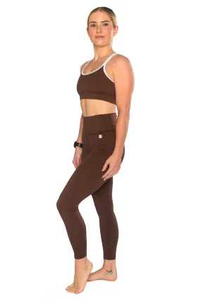 Women's Flow & Go Full Length Tights - Cocoa