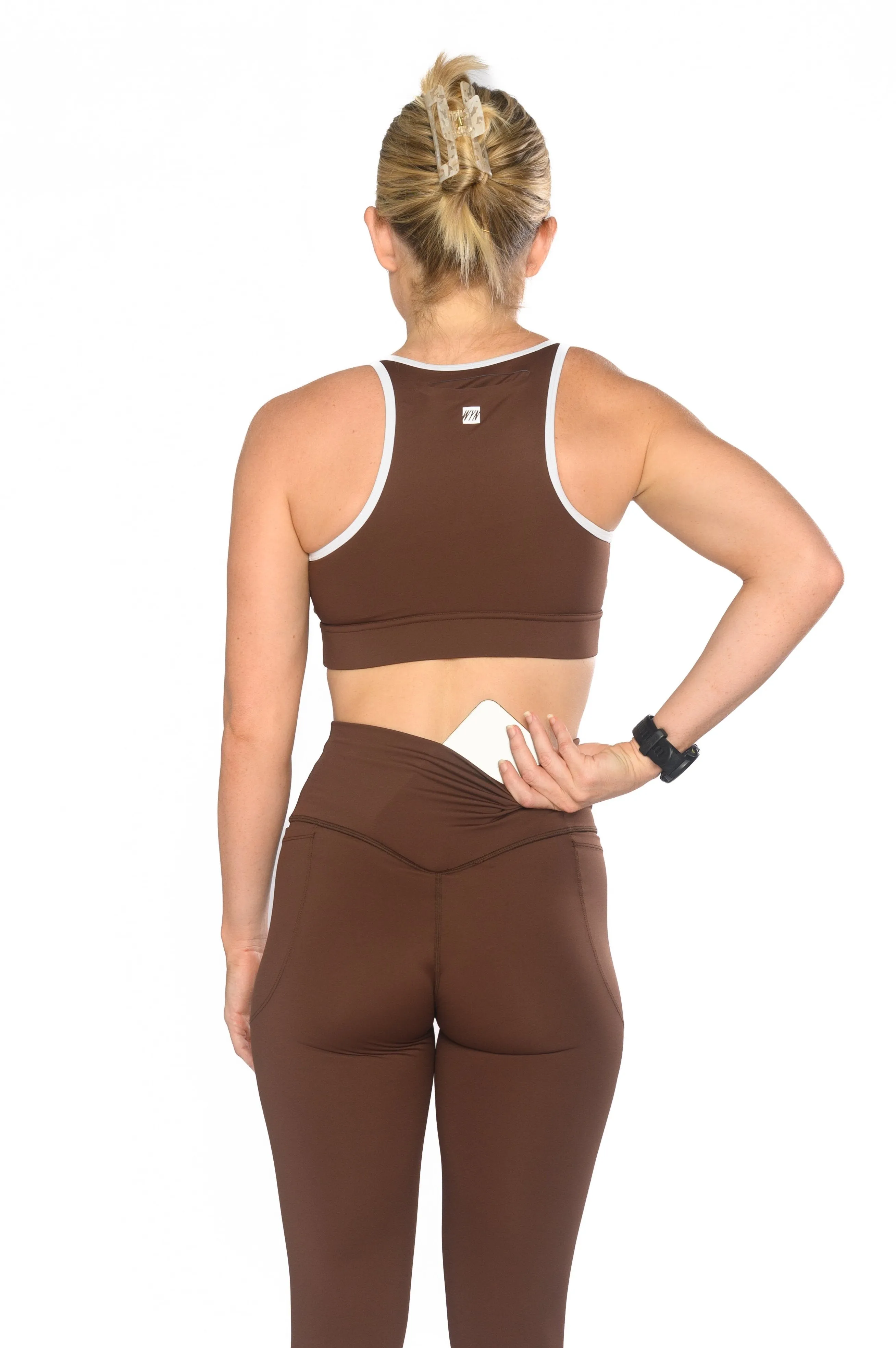 Women's Flow & Go Full Length Tights - Cocoa