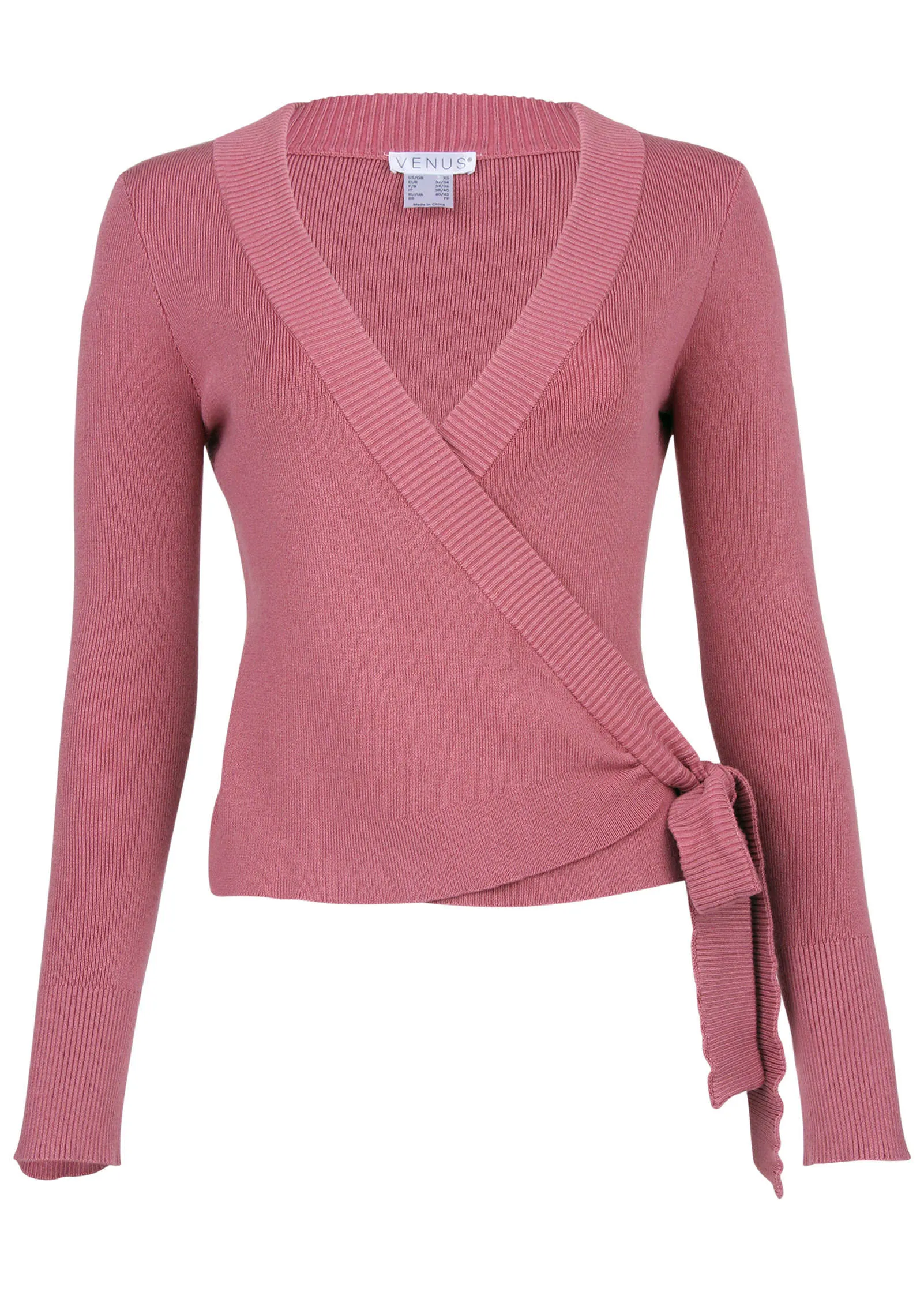 Wrap Sweater - Heather Rose